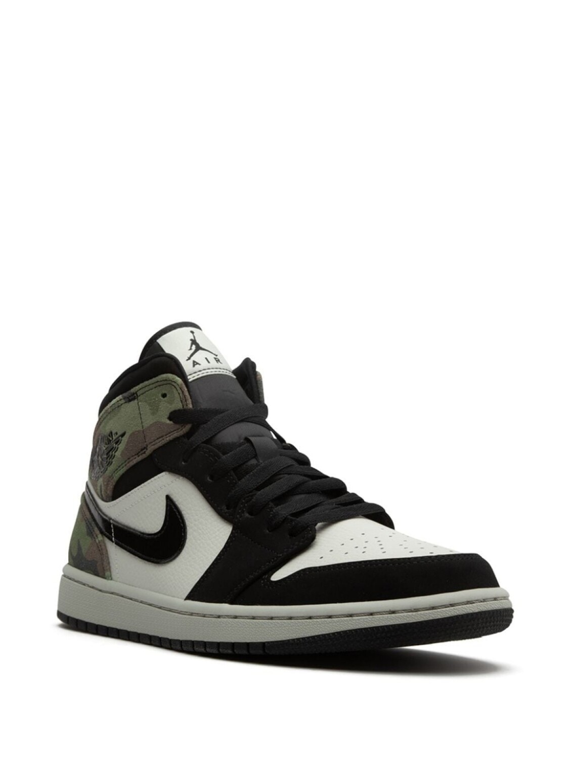 Jordan кроссовки Air Jordan 1 Mid Camo, черный — фото 2