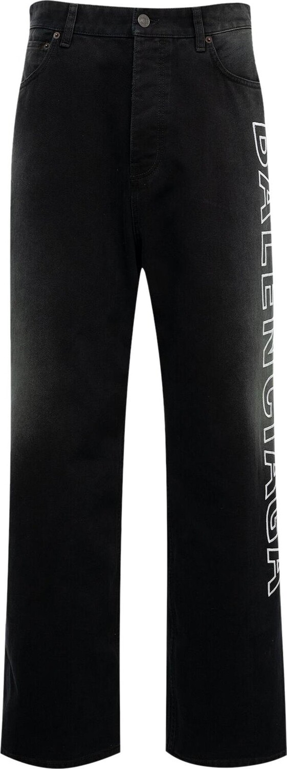 

Брюки Balenciaga Baggy 'Sunbleached Black', черный