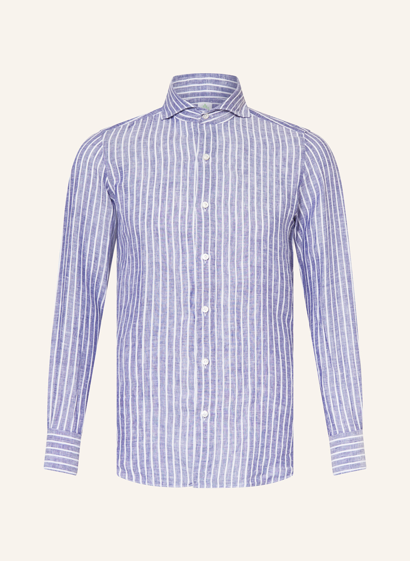 

Льняная рубашка Tokyo slim fit Finamore 1925, мультиколор
