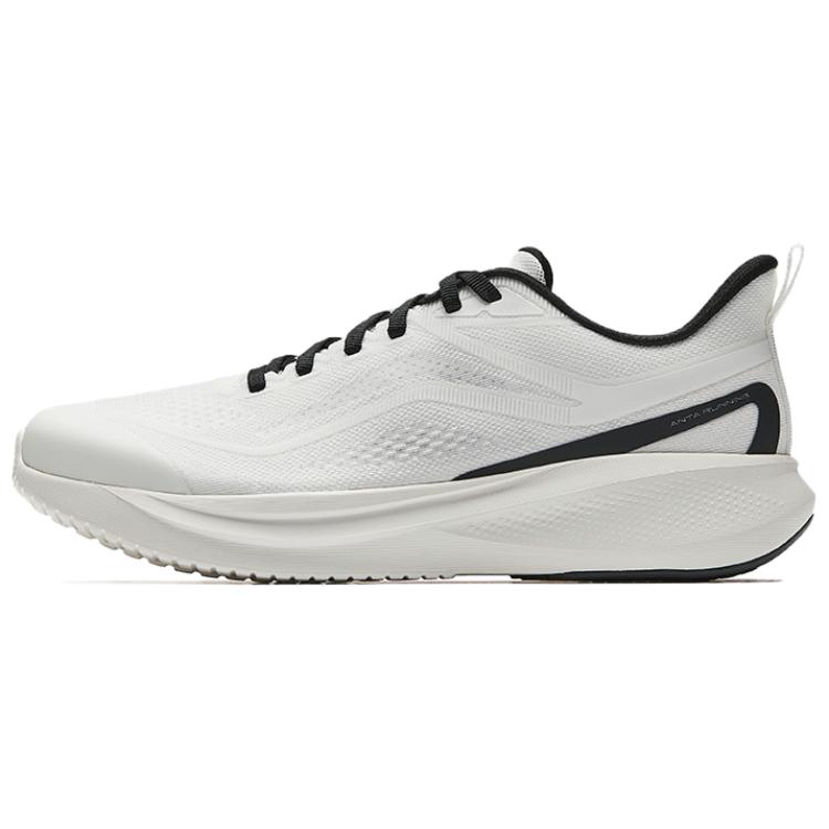 

ANTA Кроссовки Hydrogen Run Anti Slip, износостойкие, низкие, повседневные, для бега на короткие дистанции, мужские, белые, черные