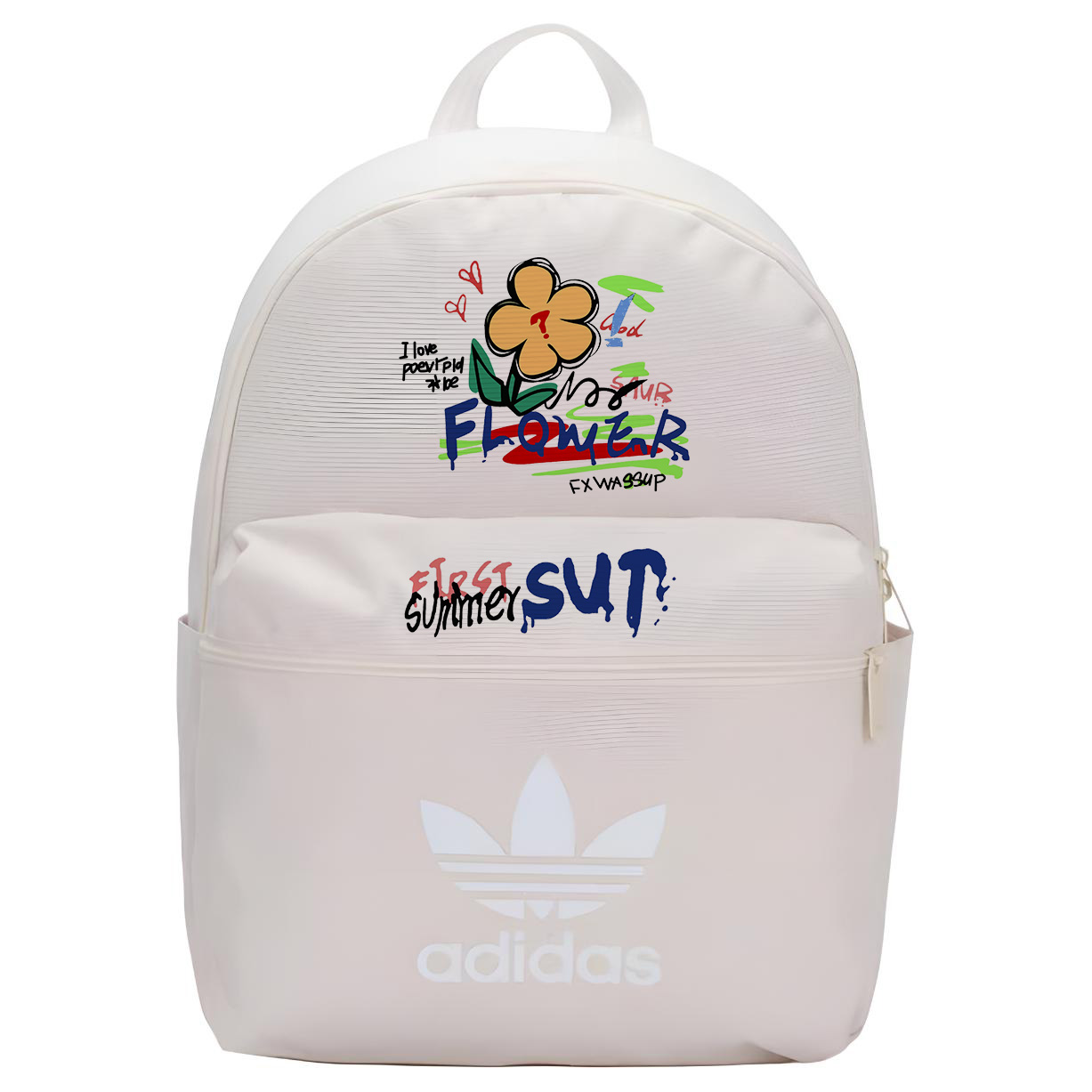 

Adidas Originals Тканевый рюкзак унисекс белый, flower