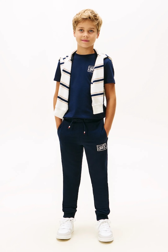 

Детские спортивные штаны Tommy Hilfiger, темно-синий