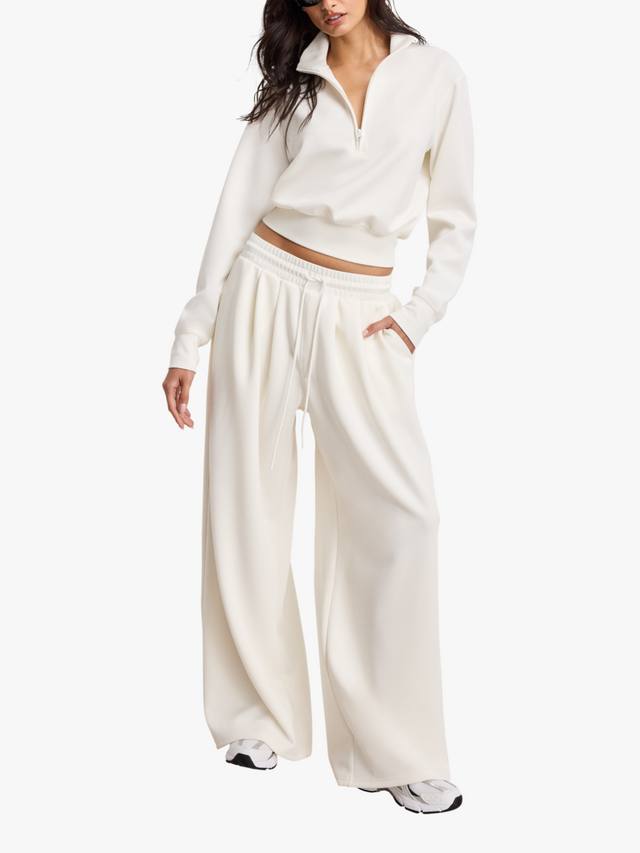 

Эластичные брюки Air Soft для расслабленного силуэта Good American, White