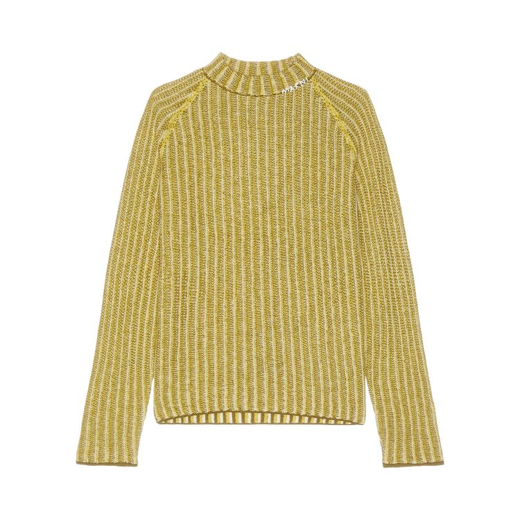 

Свитер Marni Round Neck Sweater Citronelle, желтый