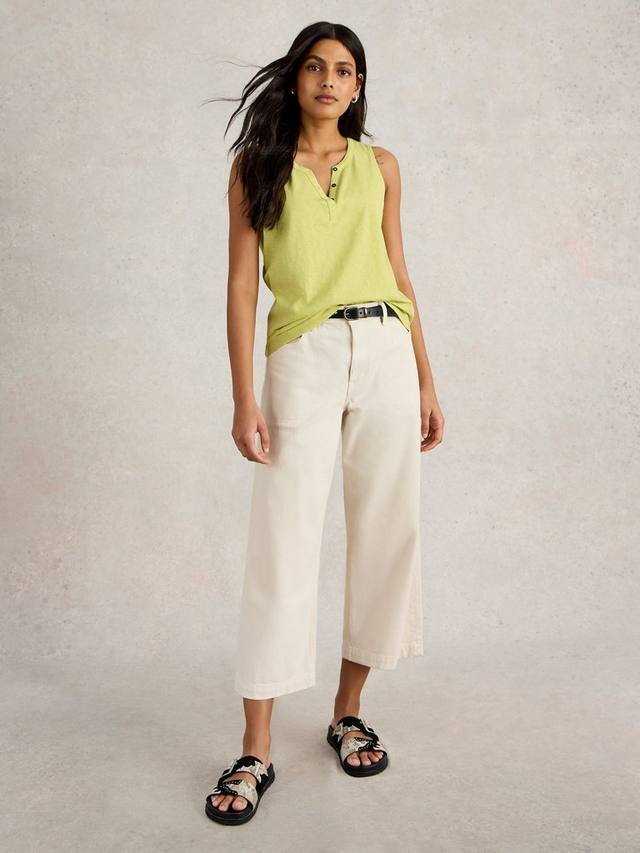 

Топ-жилет из хлопка lola White Stuff, цвет Light Yellow