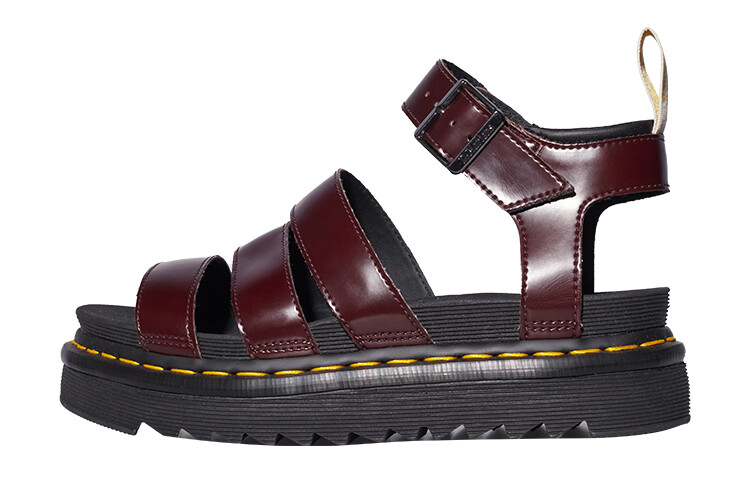 

Горки женские вишнево-красные Dr.Martens