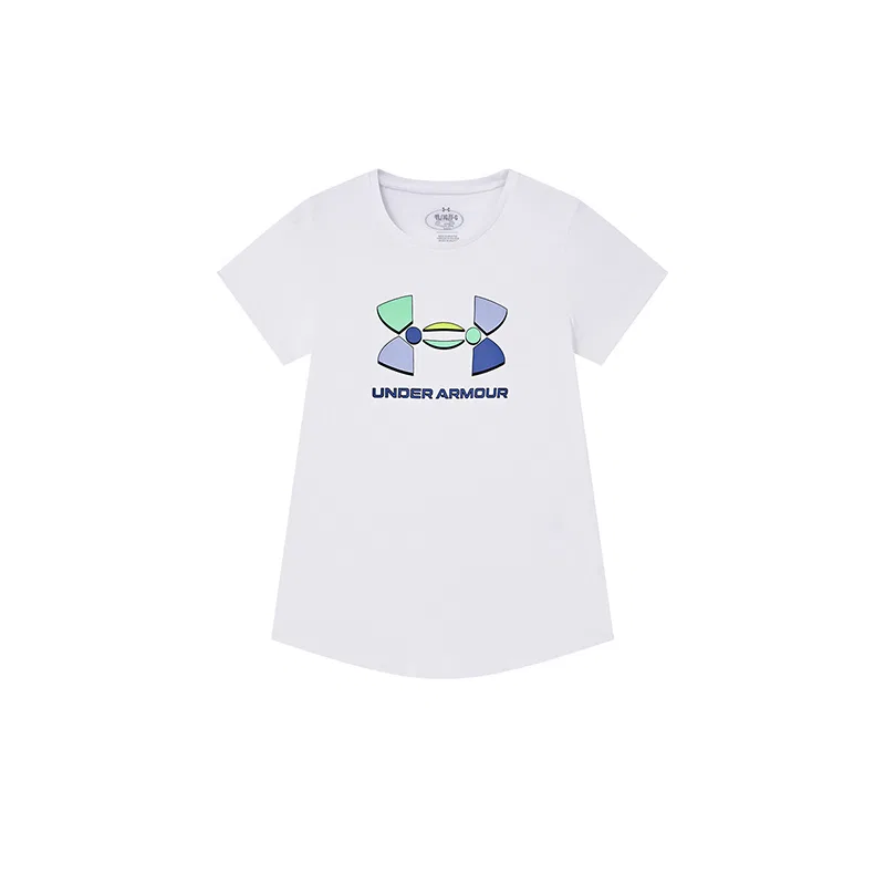 Футболка детская с круглым вырезом Under Armour, White