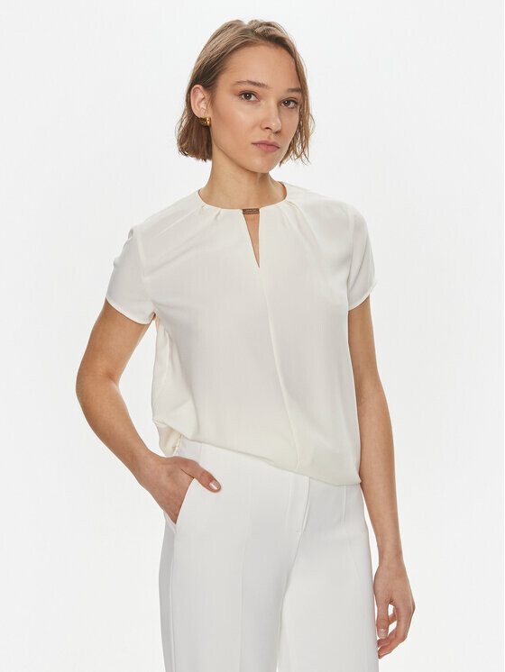 

Блузка стандартного кроя Calvin Klein, белый