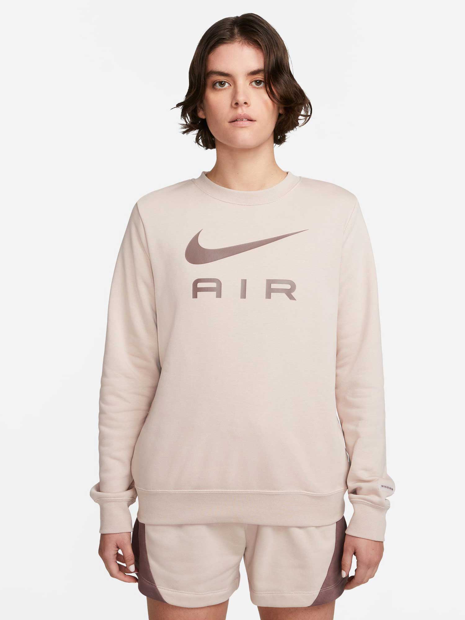 

Блуза Nike W AIR FLC CREW, бежевый