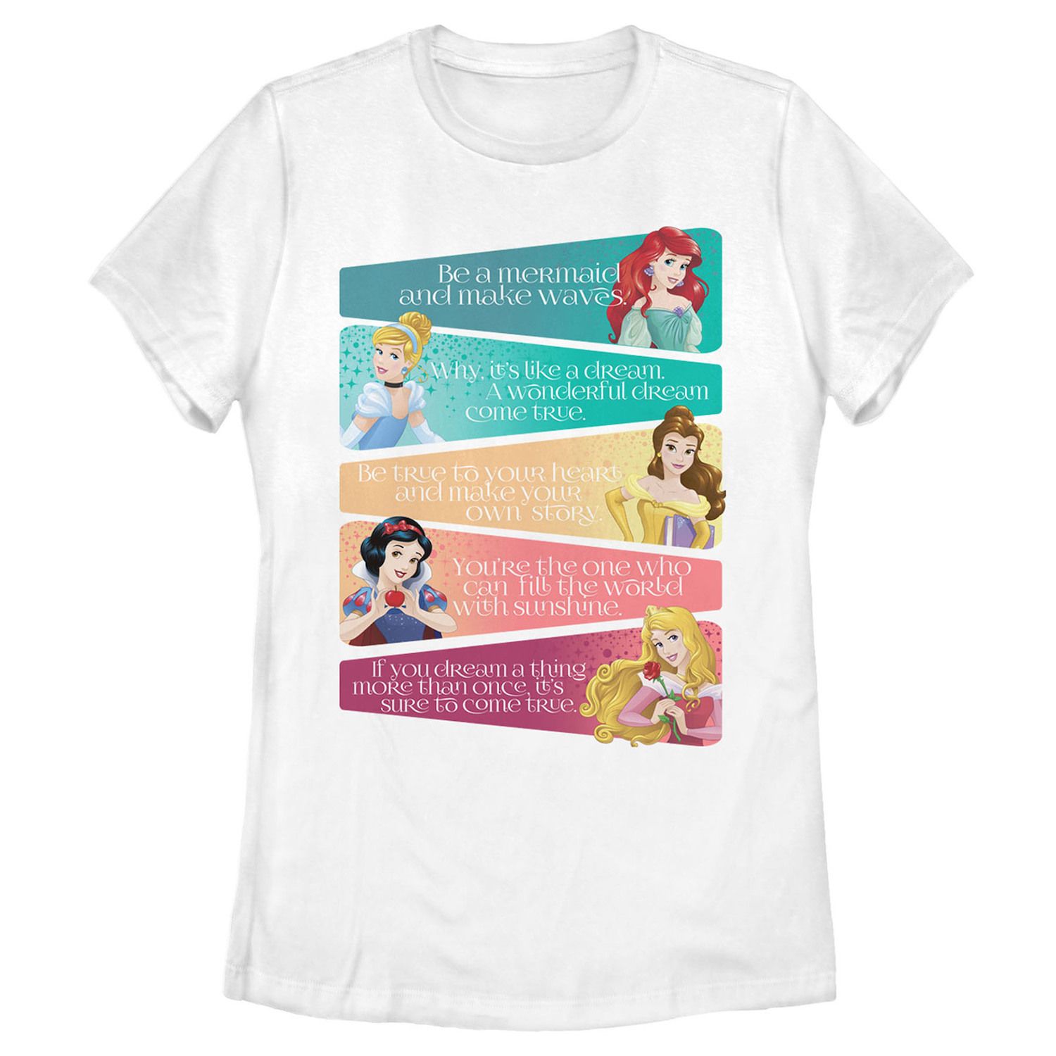 

Футболка с вставками для юниоров Disney Princesses Attributes Licensed Character