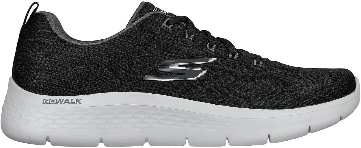Мужские кроссовки Skechers Go Walk Flex Independent, Black Grey — фото 3