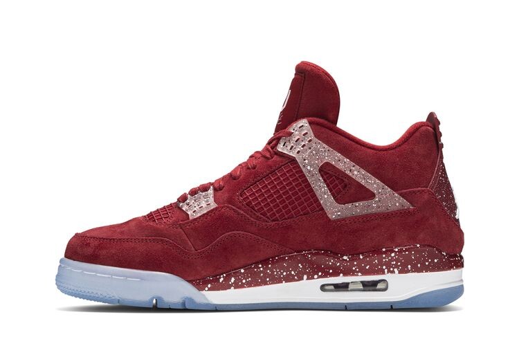 Кроссовки Air Jordan 4 Retro Oklahoma SoonersPE, красный — фото 3