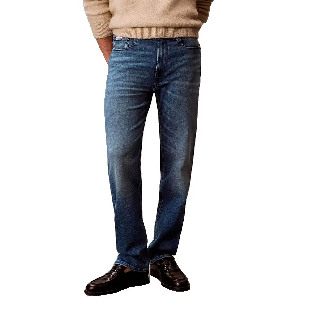 

Джинсы Calvin Klein Standard LV04RE782G прямого кроя Calvin klein jeans, синий