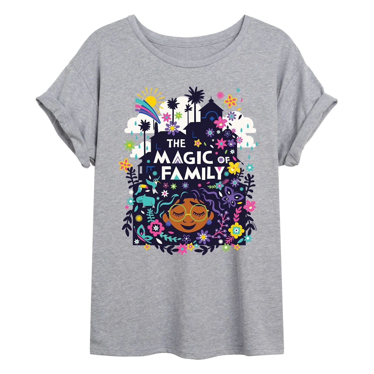 

Футболка Disney's Encanto Juniors' Family Magic с струящимся рисунком Disney