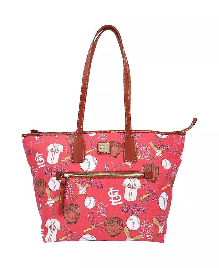 

Большая сумка на молнии Dooney Bourke St. Louis Cardinals Game Day Dooney & Bourke, белый