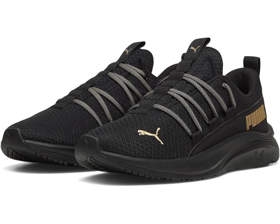 

Кроссовки PUMA Softride One4All, цвет PUMA Black/PUMA Black/PUMA Gold