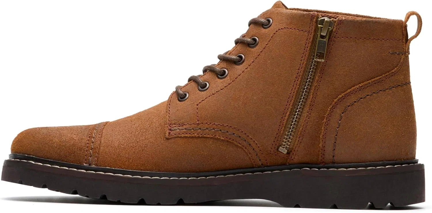 Мужские ботинки Clarks Eastridge Mid Lace-Up Chukka Boot на шнуровке, Cola — фото 4