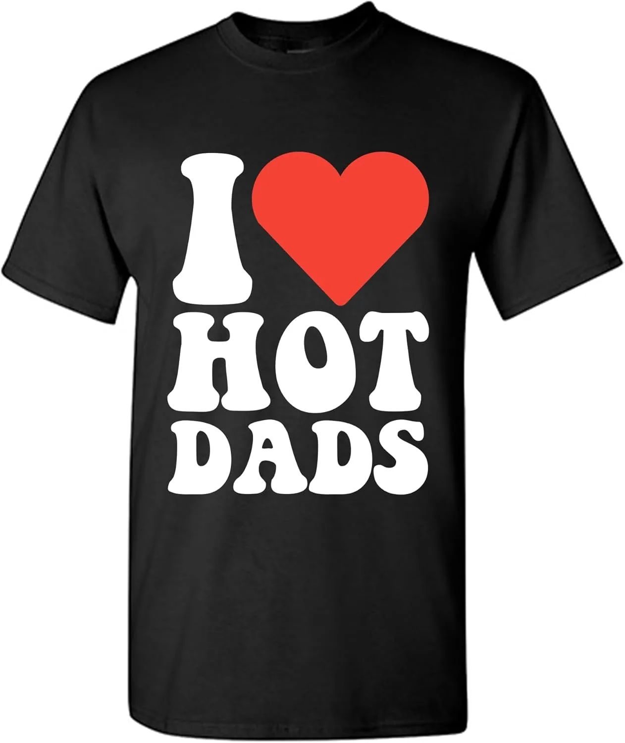

Футболка I Love Hot Dads с юмором Feelin Good Tees