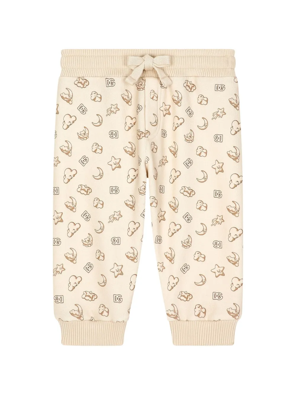 

Джоггеры с принтом Moon and Star Dolce & Gabbana Kids, нейтральный