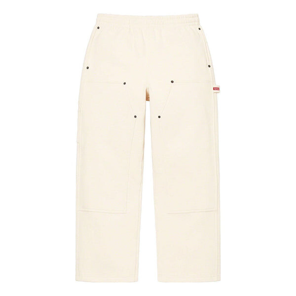 

Брюки double knee painter sweatpants 'white' Supreme, белый