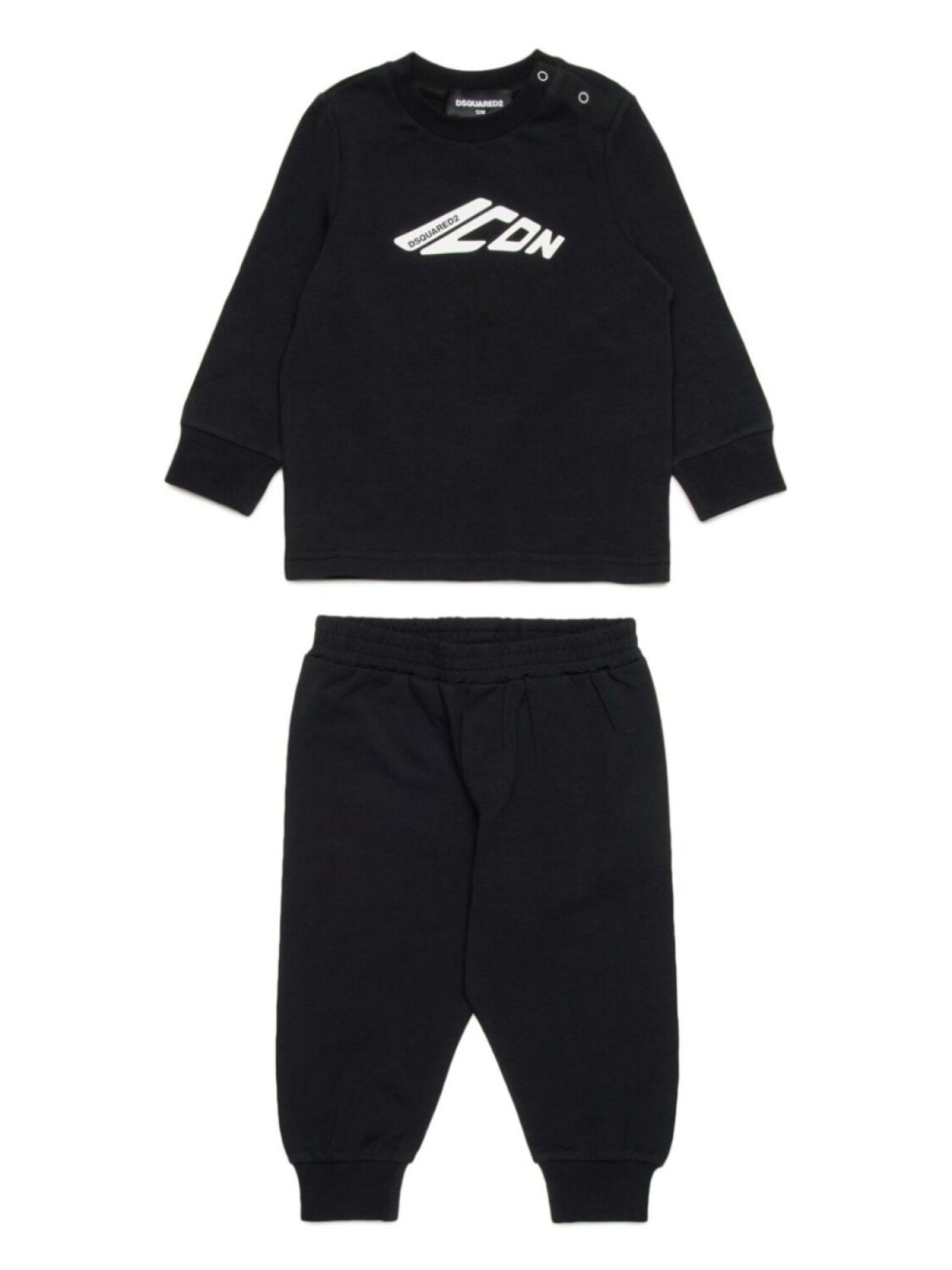 

DSQUARED2 KIDS спортивный костюм с логотипом, черный