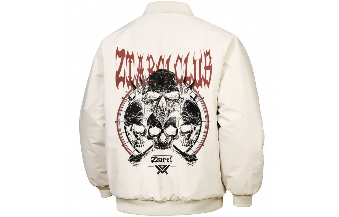 

Пуховик Unisex Baseball Collar Thickened ZIAREL, хаки