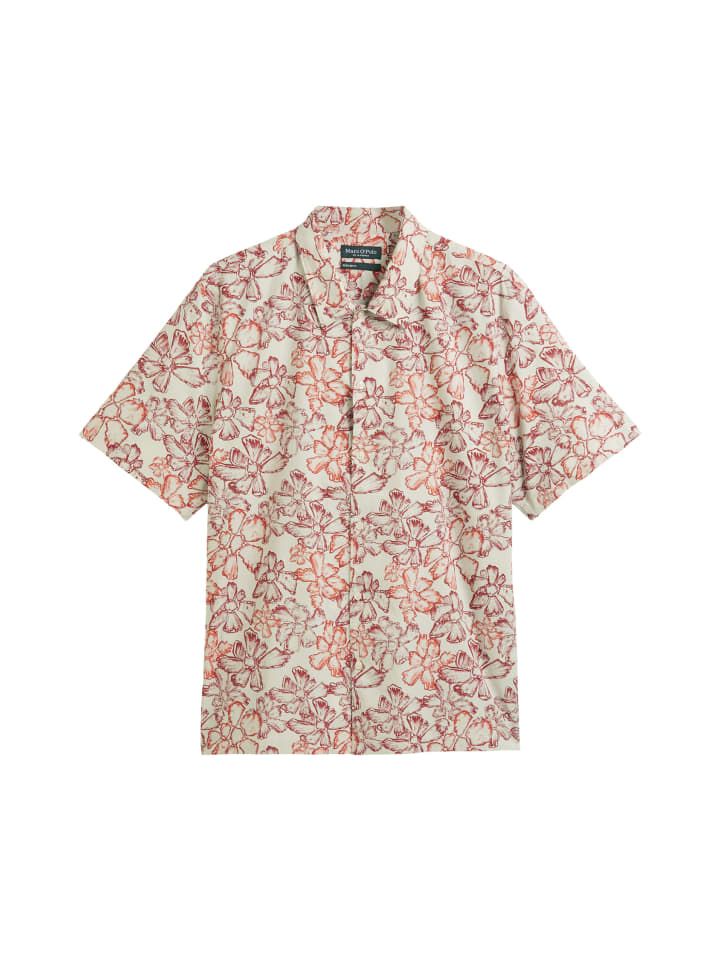 

Рубашка Marc O'Polo, цвет multi/gray silk