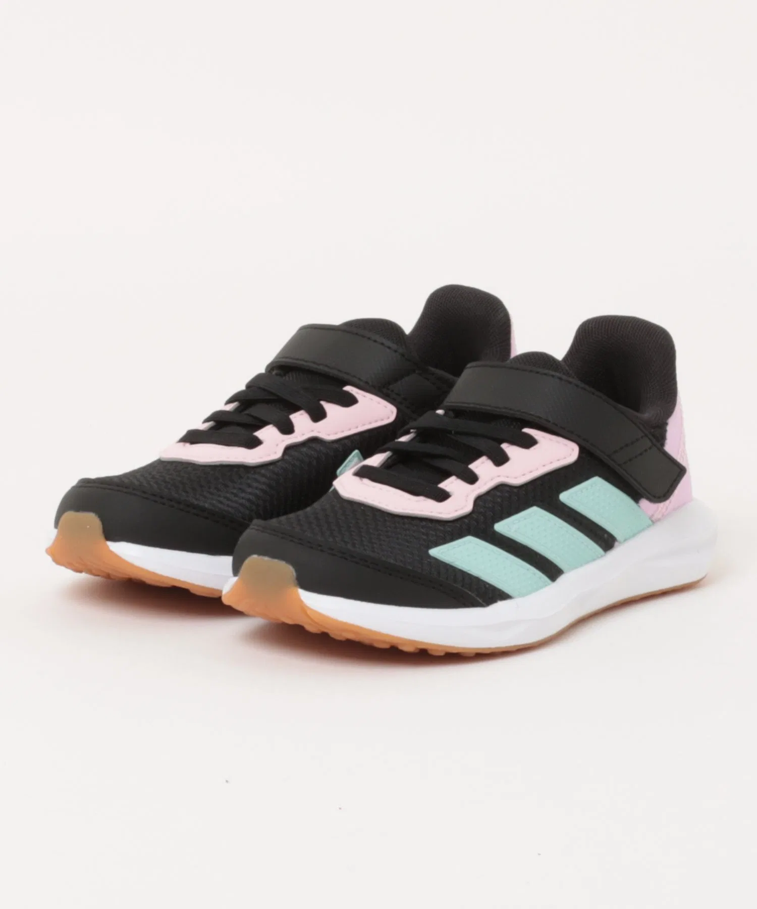 Детские кроссовки adidas FAITO EL K спортивные, лёгкие, для бега чёрные