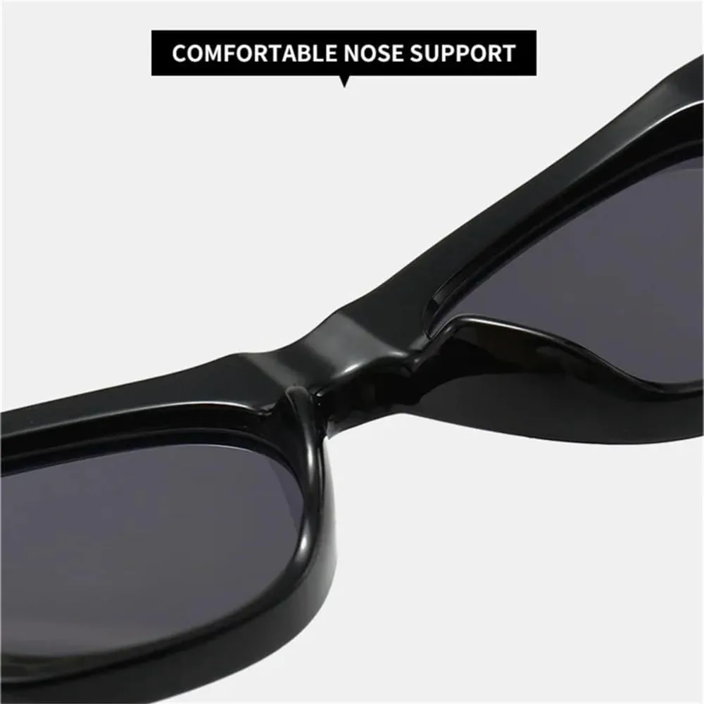 

Солнцезащитные очки «кошачий глаз» для женщин, леопардовый принт, защита от ультрафиолета UV400, ретро-заклепки, солнцезащитные очки для мужчин VFDHN, 3