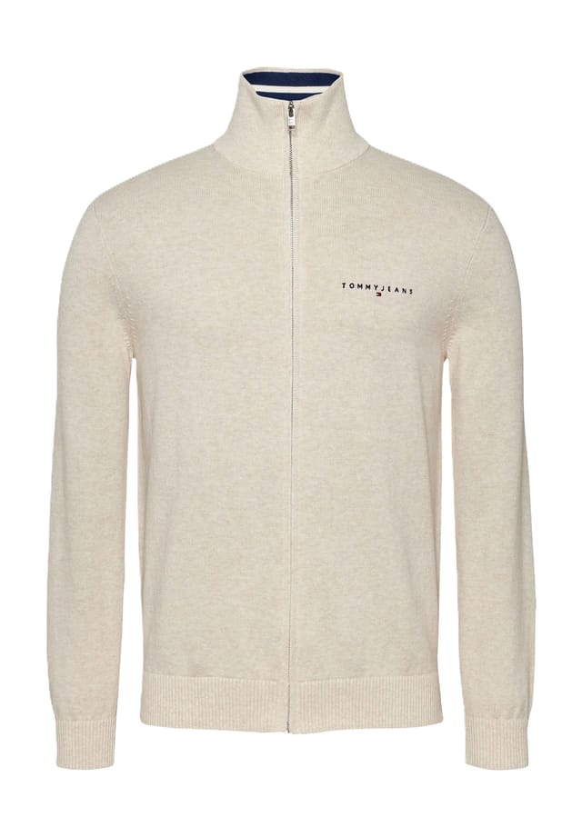 

Толстовка с воротником-стойкой Tommy Jeans, цвет ae3 oatmeal marl
