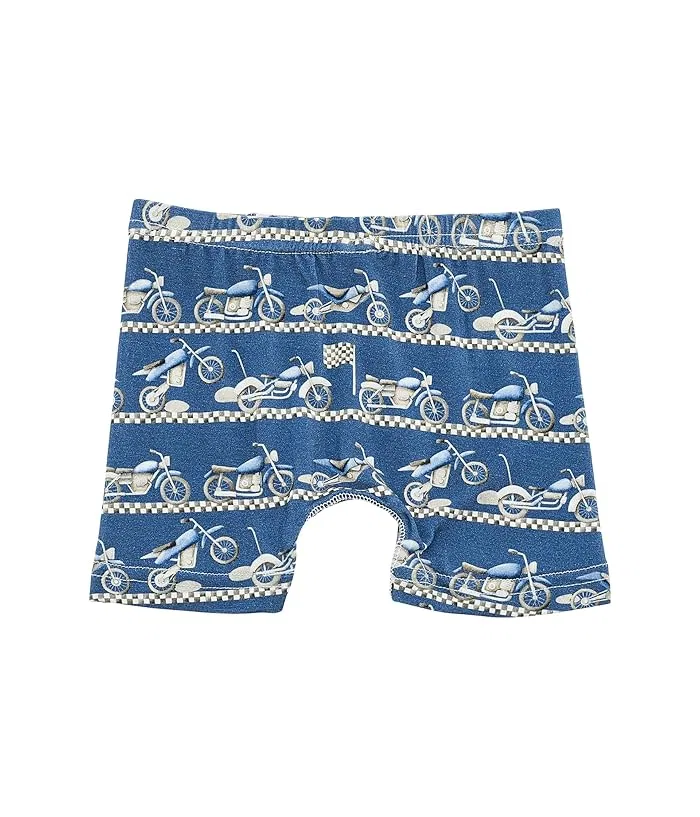 Трусы боксеры набор 3 шт дышащие Print Boxer Brief Set Kickee Pants Kids, Aloe Christmas Dogs — фото 2