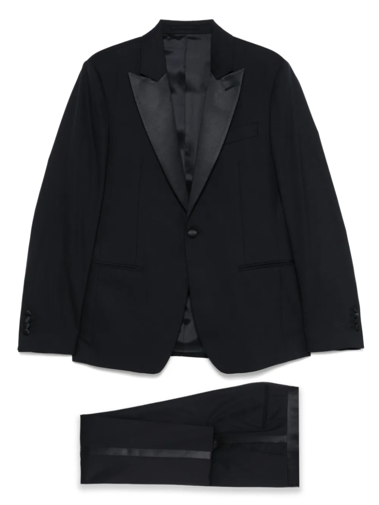 

Костюм с однобортным пиджаком Lardini, синий