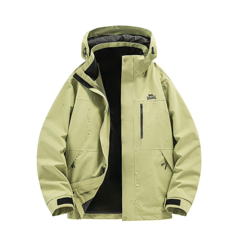 

Водонепроницаемая и ветрозащитная утепленная ветровка Unisex LONSDALE, Песчано-желтый