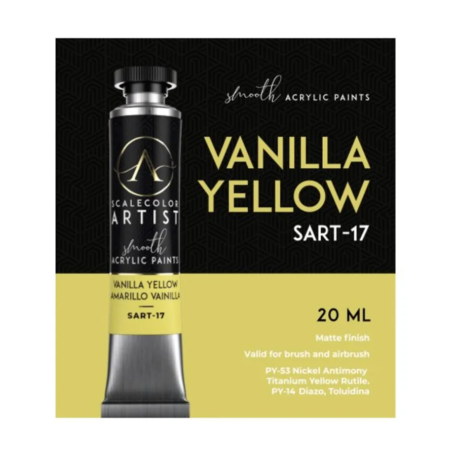 

Ванильный желтый, Scalecolor Artist Paints - Reds, Yellows, Oranges, and Pinks