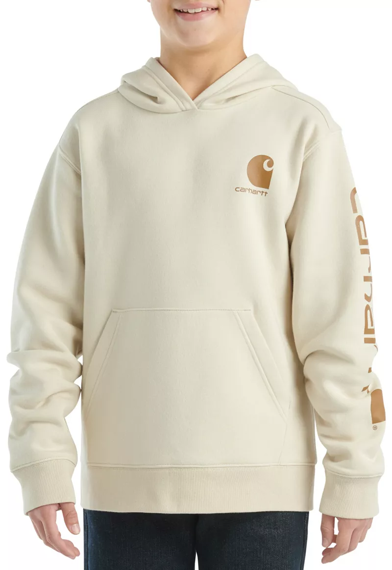 

Толстовка с рисунком Carhartt для мальчиков, цвет Malt