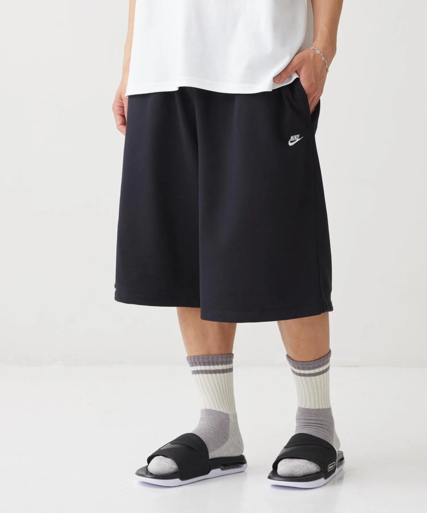 Мужские шорты Nike Sportswear Club Oversize French Terry II5713-010 чёрные