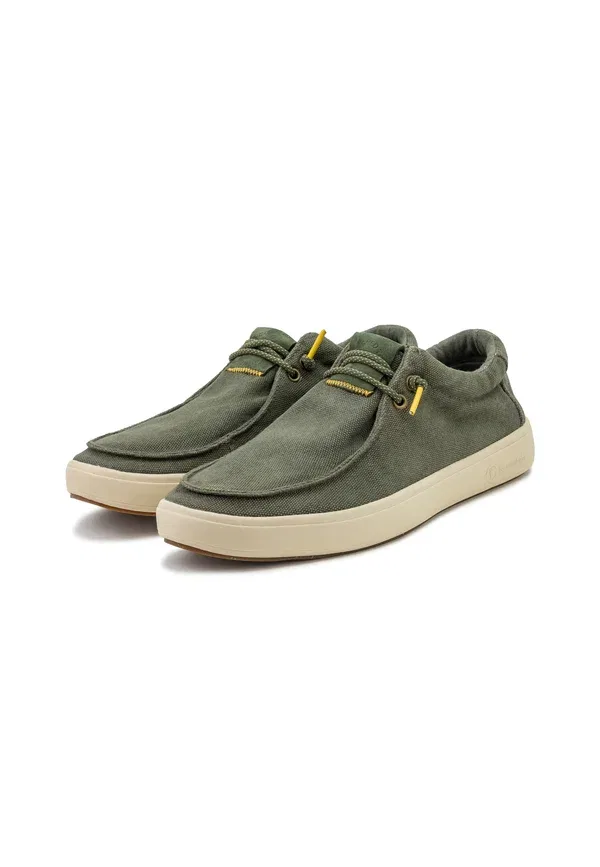 Кроссовки Ingles bordado tintado casual lace ups Natural World, хаки — фото 2