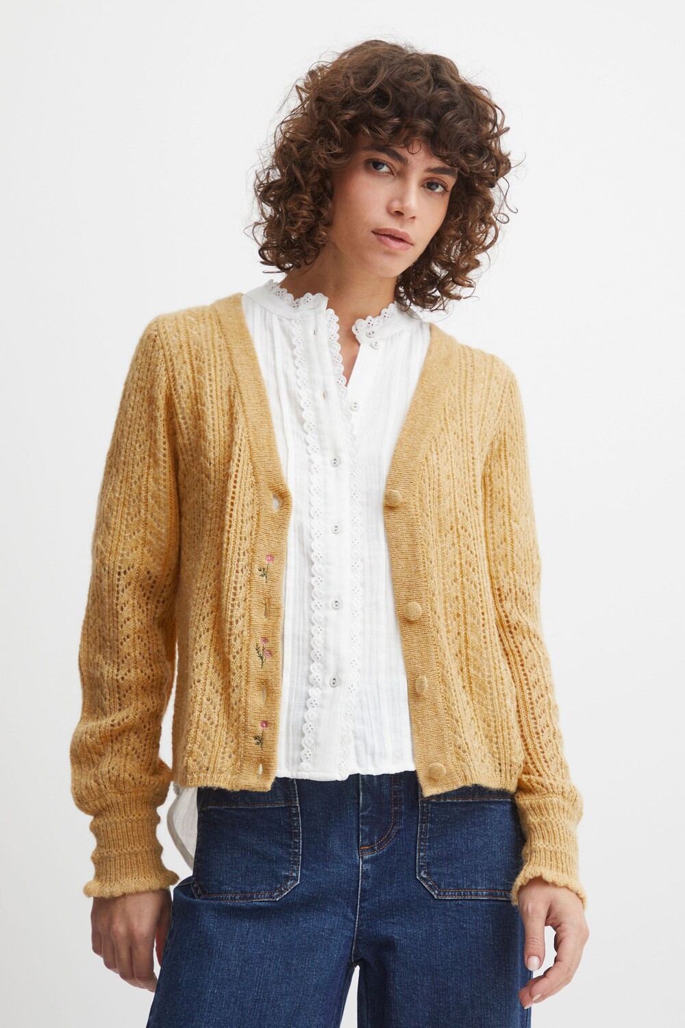 

Кардиган Atelier Rêve Strickjacke IRHILLE CA 20117992, цвет goldfarben
