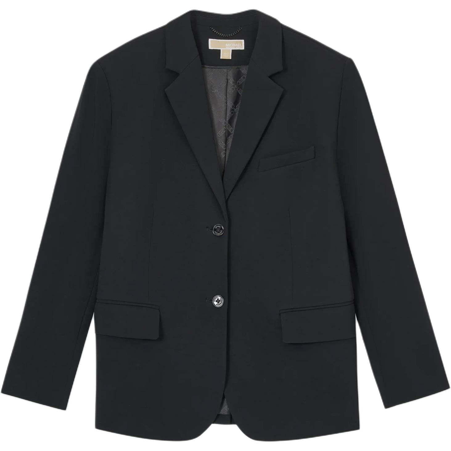 

MICHAEL KORS Свободный жакет из крепа, Black