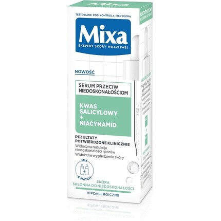 Сыворотка Mixa — Для лица против несовершенств с салициловой кислотой и ниацинамидом — фото 2