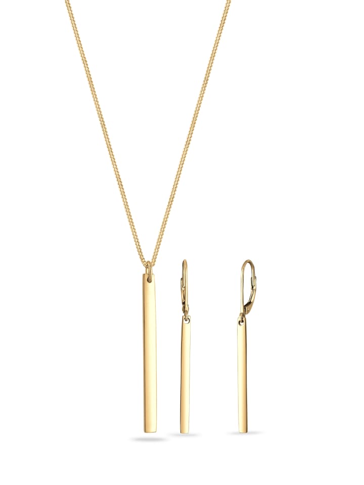 

Elli Колье Schmuckset 925 Sterling Silber in Gold