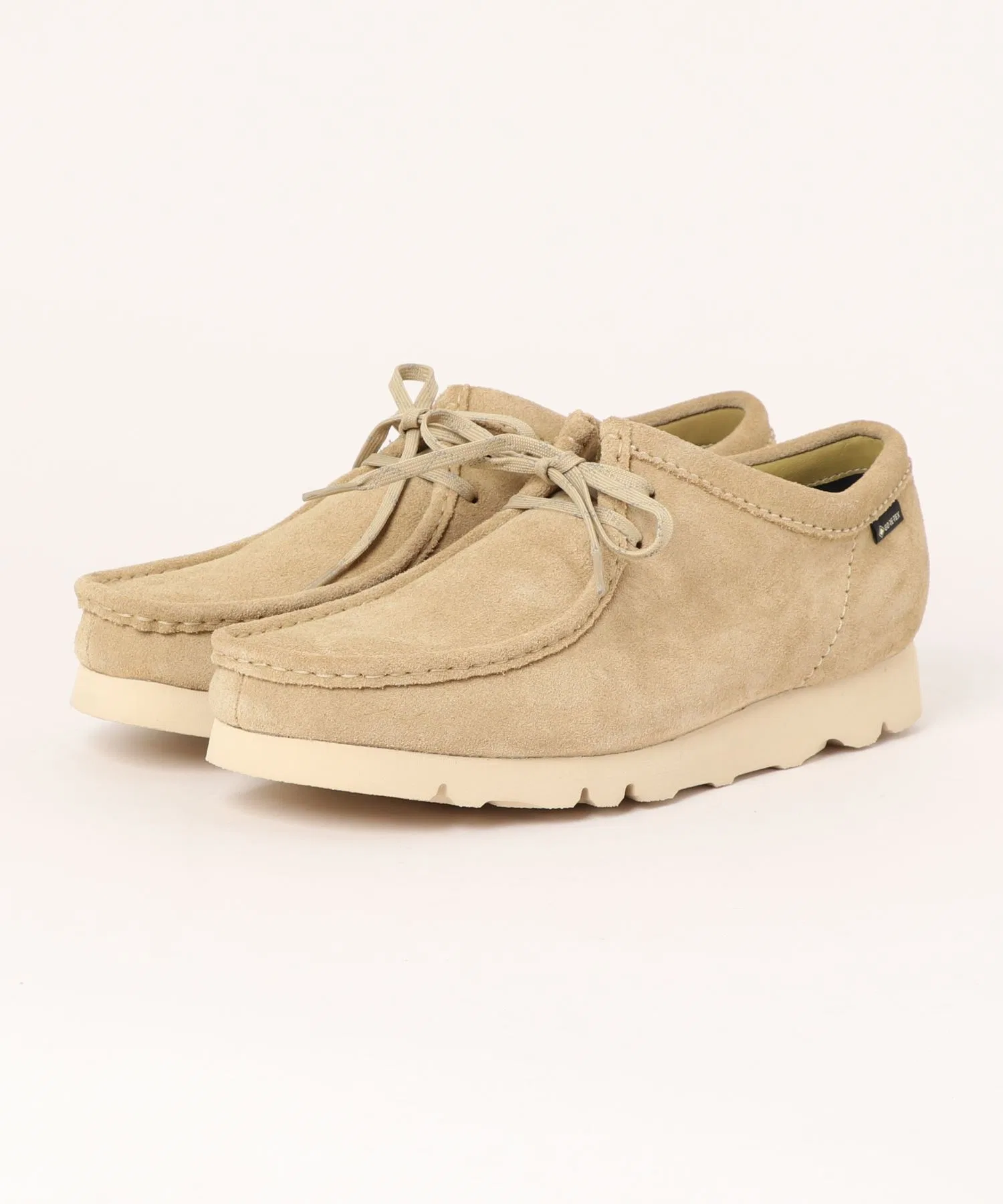 Мужские замшевые кроссовки Clarks WallabeeGT бежевые