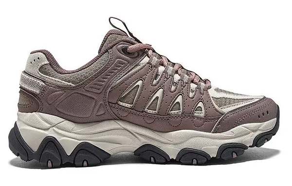 Кроссовки (WMNS) Skechers DLites Training Shoes 'Brown Beige Mauve', коричневый — фото 2