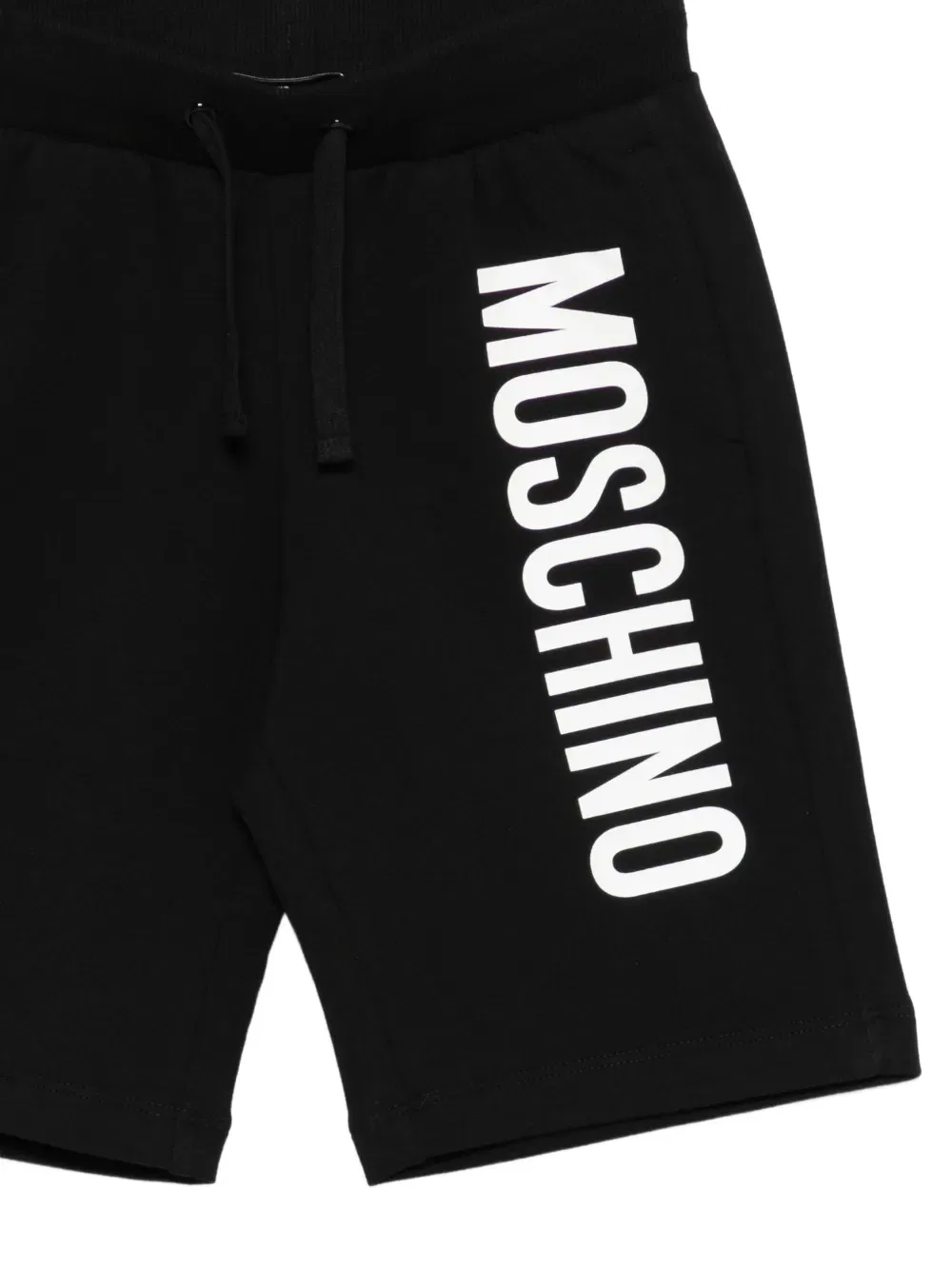 Шорты на завязках Moschino Kids, черный — фото 3