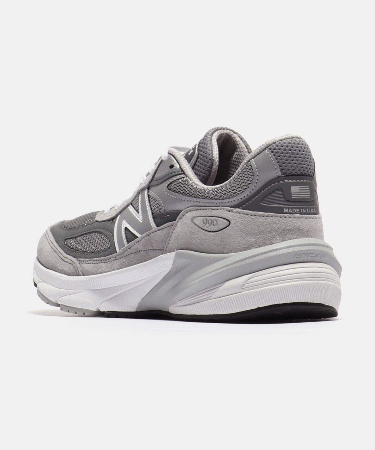 New Balance M990GL6 HERRINGBONE, Gray — фото 3