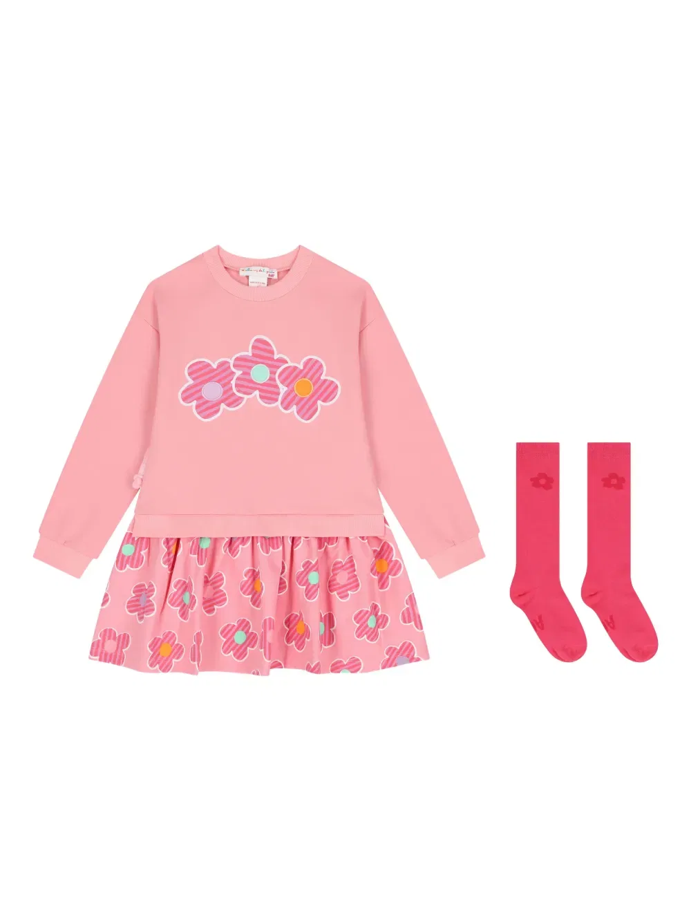 Платье с цветочной аппликацией Agatha Ruiz De La Prada, розовый