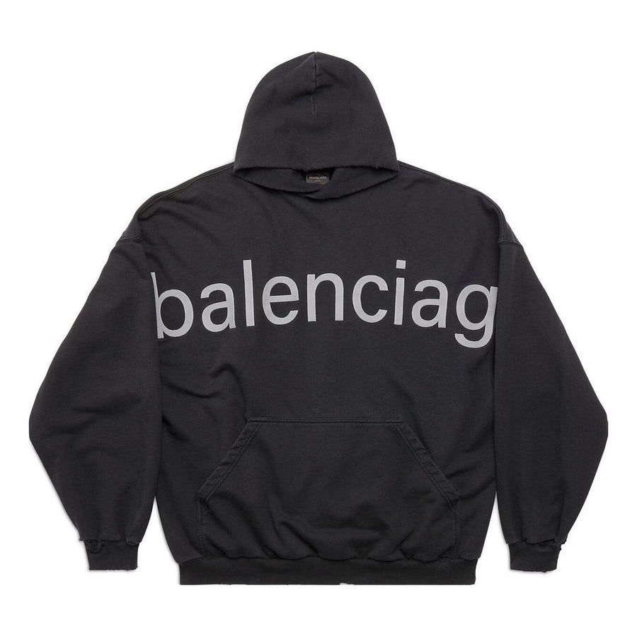 

Худи Balenciaga Bal.Com Popover Hoodie 'Black', черный