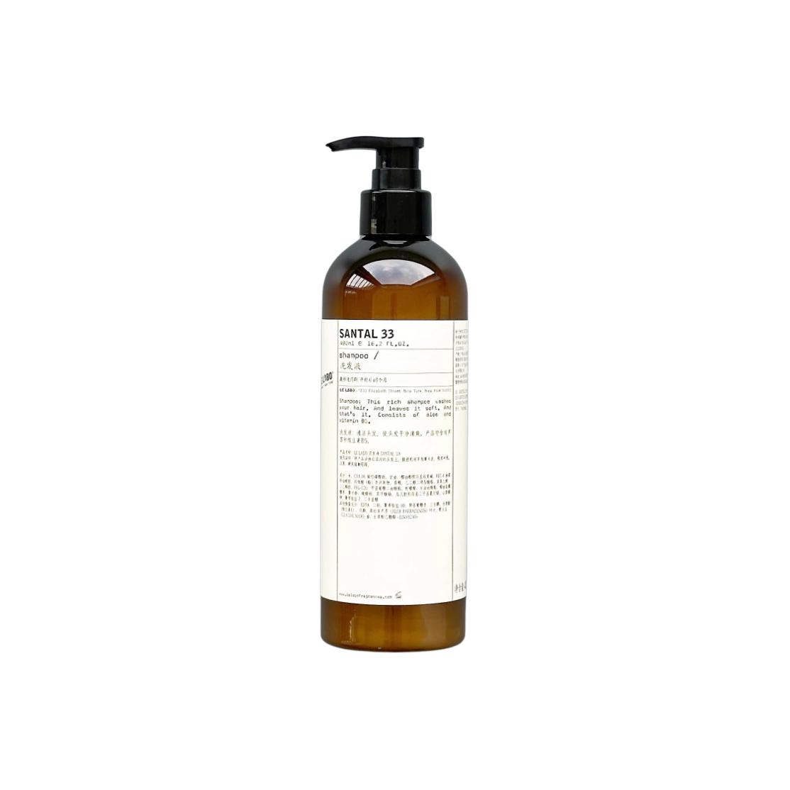 Шампунь 22 Citrus Bergamot Scent для ухода за волосами увлажняющий с долговременным ароматом придающий объем и пышность 480ml Le Labo — фото 4