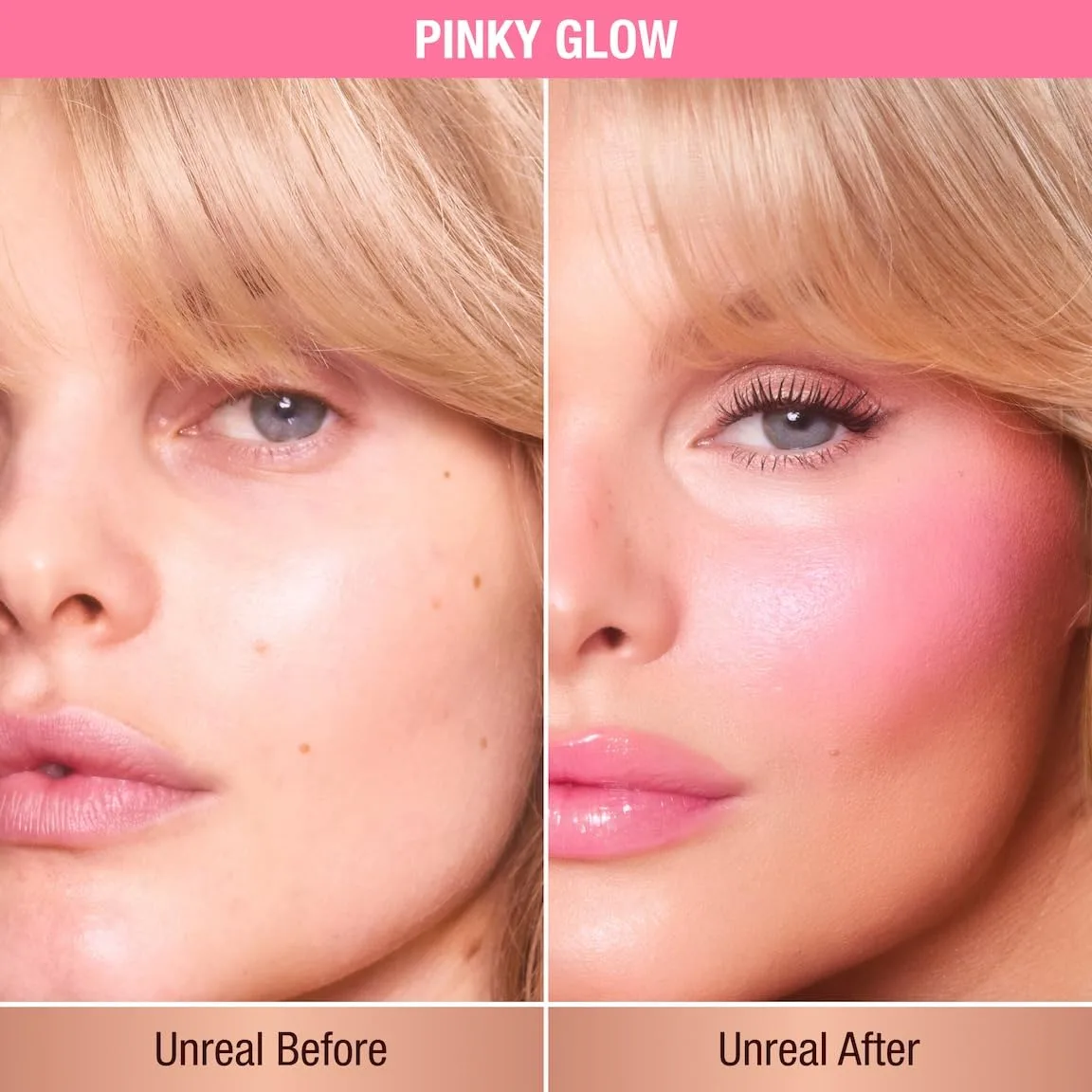 Румяна-стик Charlotte Tilbury Unreal Healthy Glow - кремовая текстура с возможностью наслаивания и ухаживающими компонентами - легко наносятся, растушевываются и придают коже сияние., Pinky Glow - vibrant cool pink — фото 2