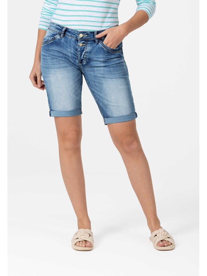 

Джинсовые шорты Timezone Jeans Bermudas Nali, синий